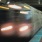 a train pulling into a station